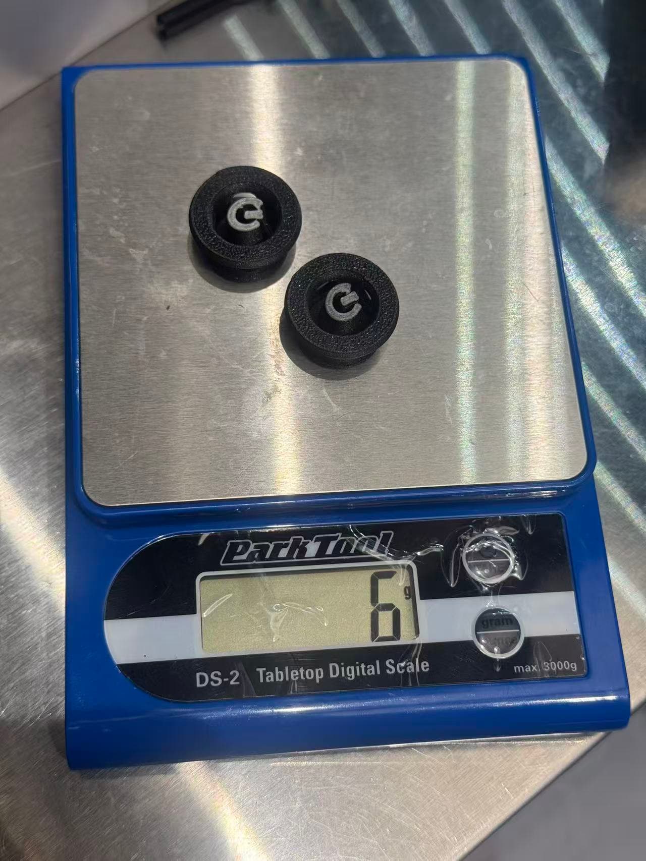 PETG end plugs — 6 g a pair
